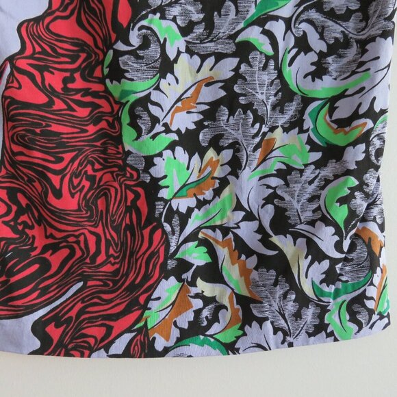 BALENCIAGA FW 2012 - 2013 Abstract Pop Art Cotton Tee T Shirt Lilac - Size XS - Picture 11 of 15